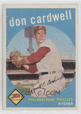 1959 Topps - [Base] #314 - Don Cardwell [Good to VG‑EX]