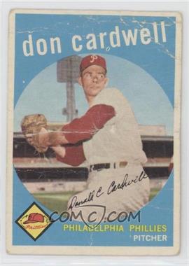 1959 Topps - [Base] #314 - Don Cardwell [Poor to Fair]