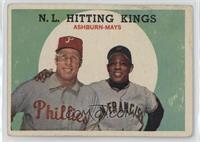 N.L. Hitting Kings (Richie Ashburn, Willie Mays)