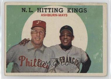 1959 Topps - [Base] #317 - N.L. Hitting Kings (Richie Ashburn, Willie Mays)