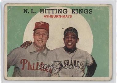 1959 Topps - [Base] #317 - N.L. Hitting Kings (Richie Ashburn, Willie Mays) [COMC RCR Poor]