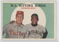 N.L. Hitting Kings (Richie Ashburn, Willie Mays)