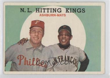 1959 Topps - [Base] #317 - N.L. Hitting Kings (Richie Ashburn, Willie Mays)