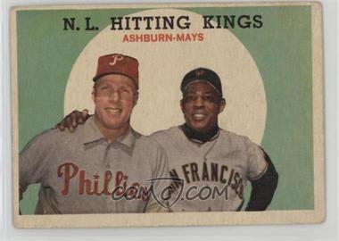 1959 Topps - [Base] #317 - N.L. Hitting Kings (Richie Ashburn, Willie Mays) [Poor to Fair]