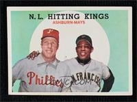 N.L. Hitting Kings (Richie Ashburn, Willie Mays) [Poor to Fair]