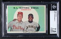 N.L. Hitting Kings (Richie Ashburn, Willie Mays) [BGS 7.5 NEAR M…