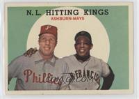 N.L. Hitting Kings (Richie Ashburn, Willie Mays)