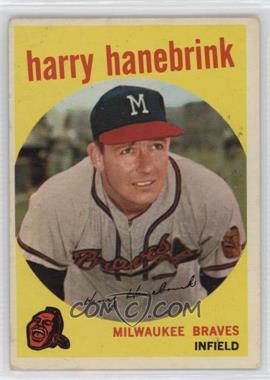 1959 Topps - [Base] #322.1 - Harry Hanebrink (No "Traded to Phillies in March 1959." on Back)