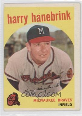 1959 Topps - [Base] #322.2 - Harry Hanebrink ("Traded to Phillies in March 1959." on Back) [Noted]