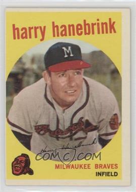 1959 Topps - [Base] #322.2 - Harry Hanebrink ("Traded to Phillies in March 1959." on Back) [Good to VG‑EX]