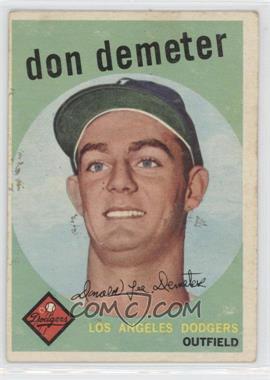 1959 Topps - [Base] #324 - Don Demeter [Good to VG‑EX]