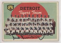 Fifth Series Checklist - Detroit Tigers [Good to VG‑EX]