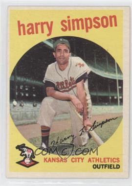 1959 Topps - [Base] #333 - Harry Simpson