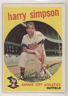 1959 Topps - [Base] #333 - Harry Simpson [Good to VG‑EX]