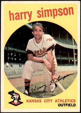 1959 Topps - [Base] #333 - Harry Simpson [EX+]