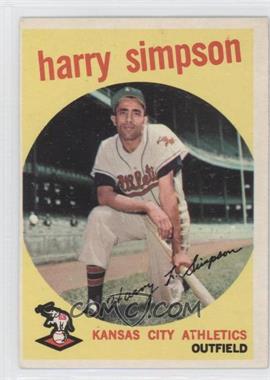 1959 Topps - [Base] #333 - Harry Simpson