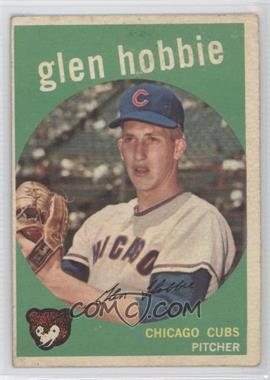 1959 Topps - [Base] #334 - Glen Hobbie [Good to VG‑EX]