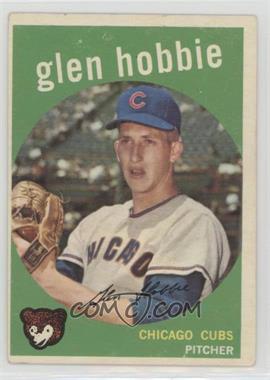 1959 Topps - [Base] #334 - Glen Hobbie [Good to VG‑EX]