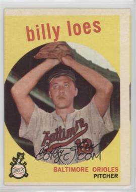 1959 Topps - [Base] #336.2 - Billy Loes ("Traded to Washington in March 1959." on Back)