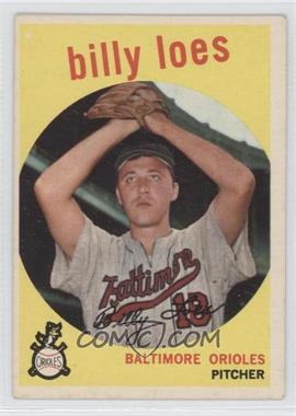 1959 Topps - [Base] #336.2 - Billy Loes ("Traded to Washington in March 1959." on Back)