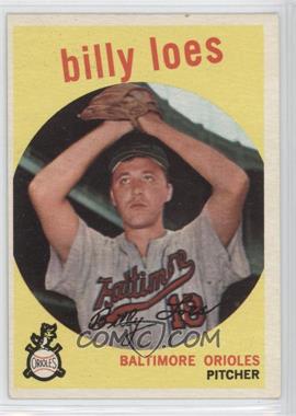 1959 Topps - [Base] #336.2 - Billy Loes ("Traded to Washington in March 1959." on Back)