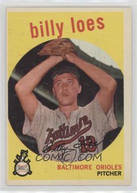 1959 Topps - [Base] #336.2 - Billy Loes ("Traded to Washington in March 1959." on Back)