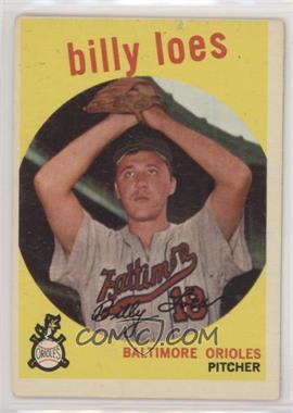 1959 Topps - [Base] #336.2 - Billy Loes ("Traded to Washington in March 1959." on Back)
