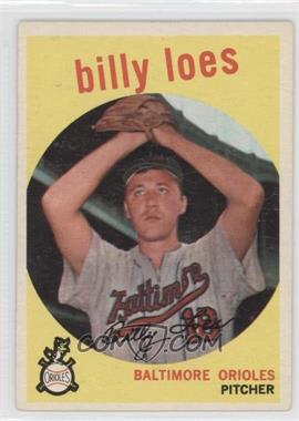 1959 Topps - [Base] #336.2 - Billy Loes ("Traded to Washington in March 1959." on Back)