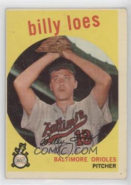 1959 Topps - [Base] #336.2 - Billy Loes ("Traded to Washington in March 1959." on Back)