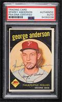 George Anderson [PSA Authentic PSA/DNA Cert]