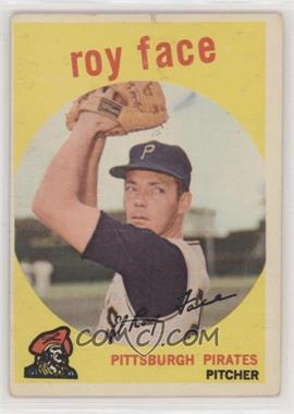 1959 Topps - [Base] #339 - Roy Face [Poor to Fair]