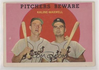 1959 Topps - [Base] #34 - Pitchers Beware (Al Kaline, Charlie Maxwell)