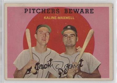 1959 Topps - [Base] #34 - Pitchers Beware (Al Kaline, Charlie Maxwell)