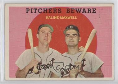 1959 Topps - [Base] #34 - Pitchers Beware (Al Kaline, Charlie Maxwell) [Good to VG‑EX]