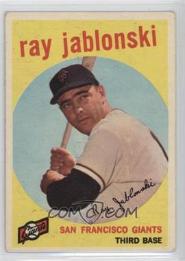 1959 Topps - [Base] #342 - Ray Jablonski [Good to VG‑EX]