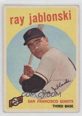1959 Topps - [Base] #342 - Ray Jablonski [Good to VG‑EX]
