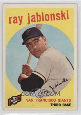 1959 Topps - [Base] #342 - Ray Jablonski [Good to VG‑EX]