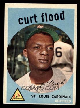 1959 Topps - [Base] #353 - Curt Flood [EX]