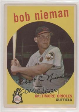 1959 Topps - [Base] #375 - Bob Nieman [Poor to Fair]