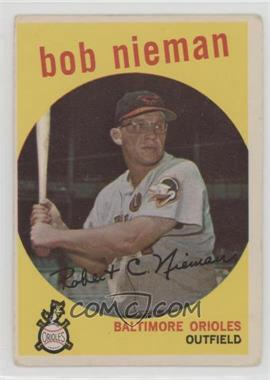 1959 Topps - [Base] #375 - Bob Nieman [Poor to Fair]