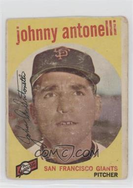 1959 Topps - [Base] #377 - Johnny Antonelli [Altered]