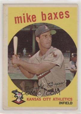 1959 Topps - [Base] #381 - Mike Baxes [Good to VG‑EX]