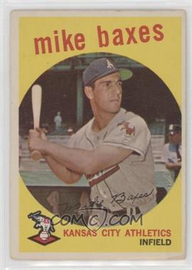 1959 Topps - [Base] #381 - Mike Baxes