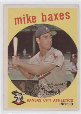 1959 Topps - [Base] #381 - Mike Baxes