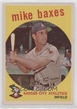 1959 Topps - [Base] #381 - Mike Baxes