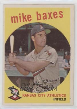 1959 Topps - [Base] #381 - Mike Baxes