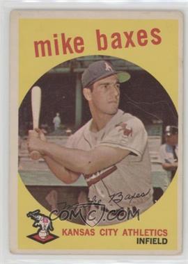 1959 Topps - [Base] #381 - Mike Baxes [Good to VG‑EX]