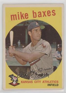 1959 Topps - [Base] #381 - Mike Baxes