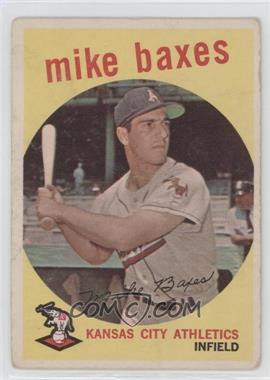 1959 Topps - [Base] #381 - Mike Baxes [Good to VG‑EX]