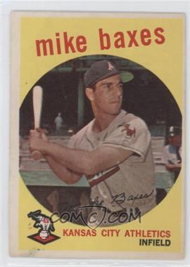 1959 Topps - [Base] #381 - Mike Baxes [Good to VG‑EX]